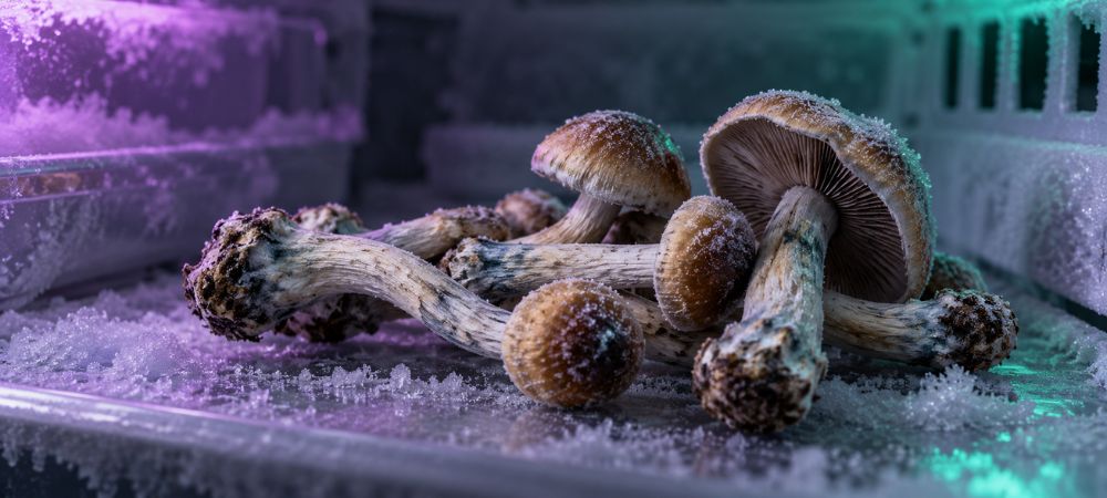 setas silocybe congeladas